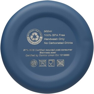 Spring мідна пляшка з вакуумною ізоляцією, сертифікована згідно RCS, 500 мл синій - 10079851- Фото №7