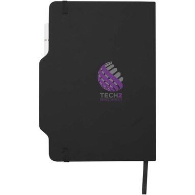 Nexus блокнот формату А5 у твердій обкладинці з ручкою та олівцем чорний - 10796990- Фото №2