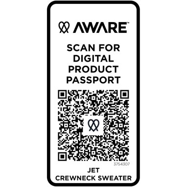 Jet унисекс Aware™ свитер с круглым вырезом из переработанных материалов oatmeal  размер XL - 37543074- Фото №5