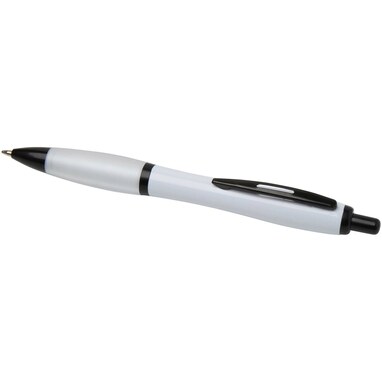 Nash шариковая ручка из переработанного пластика с черной отделкой (черные чернила) белый - 10629601- Фото №5