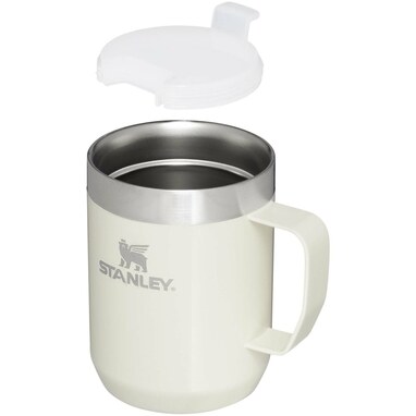 Походная кружка объемом 236 мл Stanley Everyday кремовый - 10083110- Фото №4