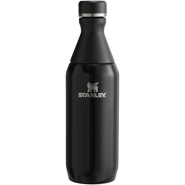 Бутылка для воды Stanley All Day Slim объемом 350 мл черный глянцевый - 10088390- Фото №1
