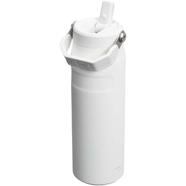 Пляшка для води об'ємом 700 мл із відкидною трубочкою Stanley IceFlow™ 2.0 білий - 10088501- Фото №1