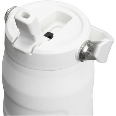 Пляшка для води об'ємом 700 мл із відкидною трубочкою Stanley IceFlow™ 2.0 білий - 10088501- Фото №4