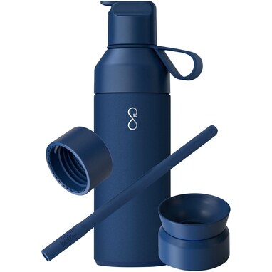 Подарунковий набір Ocean Bottle 3-в-1 об'ємом 500 мл синій - 11318551- Фото №1