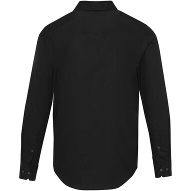 Citrine мужская рубашка из твила сплошной черный  размер XL - 39504904- Фото №3