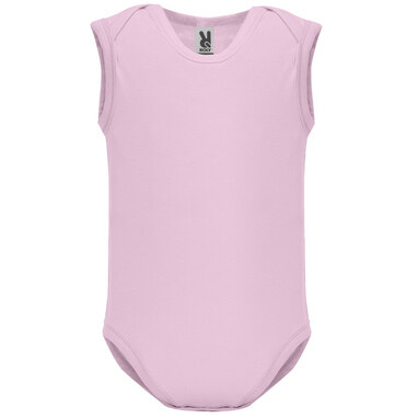 SWEET Боди гладкой вязки для младенца светло-розовый  размер 6 MESES - BD72013548- Фото №1