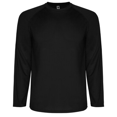 MONTECARLO L/S Футболка технічна з довгим рукавом чорний  розмір L - CA04150302- Фото №1