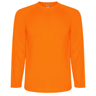 MONTECARLO L/S Лонгслив для занятий спортом оранжевый флюорисцентный  размер XL - CA041504223- Фото №1