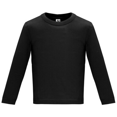 BABY L/S Футболка для малыша с длинным рукавом черный  размер 18 MESES - CA72033702- Фото №1