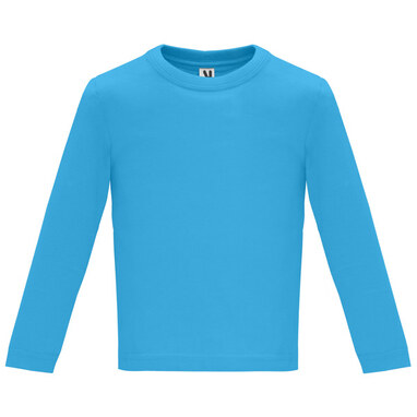 BABY L/S Футболка для малюка з довгим рукавом бірюзовий  розмір 6 MESES - CA72033512- Фото №1