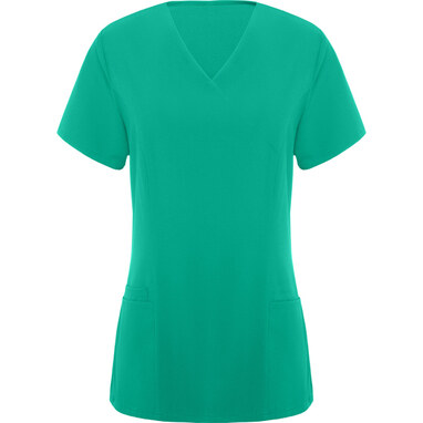 Жіночий топ із коротким рукавом лабораторний зелений  розмір L - CA90840317- Фото №1