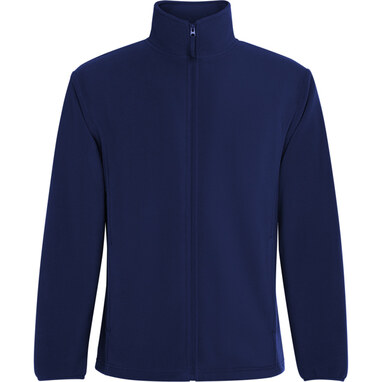 Флисовая куртка с застежкой-молнией спереди морской синий  размер S - CQ64140155- Фото №1