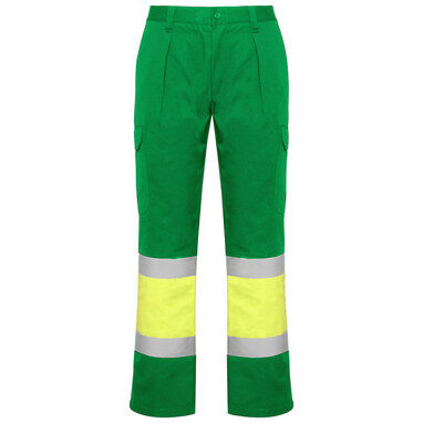 Зимові штани підвищеної видимості з кількома кишенями garden green, fluor yellow  розмір 50 - HV93016152221- Фото №1