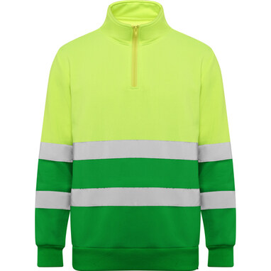 Світловідбиваючий светр з високим коміром garden green, fluor yellow  розмір XL - HV93140452221- Фото №1