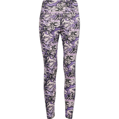 Спортивні жіночі легінси до щиколотки з принтом fussion purple  розмір 2XL - LG039905180- Фото №1