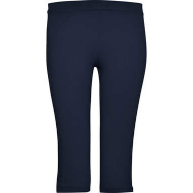 CARLA Жіночі спортивні легінси на пів-ноги з боковим розрізом та еластичним поясом темно-синій  розмір 10 - PA03172655- Фото №1
