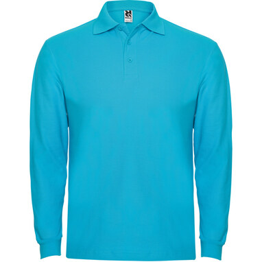 ESTRELLA L/S Сорочка-поло з довгим рукавом бірюзовий  розмір XL - PO66350412- Фото №1