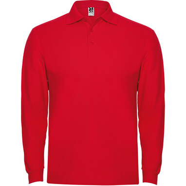 ESTRELLA L/S Поло с длинным рукавом красный  размер M - PO66350260- Фото №1