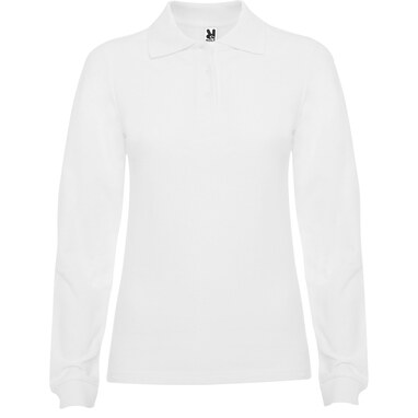 ESTRELLA WOMAN L/S Сорочка-поло з довгим рукавом білий  розмір 2XL - PO66360501- Фото №1