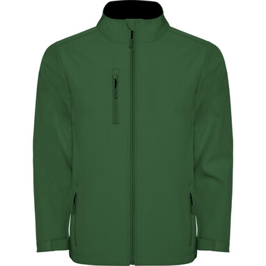 Двошарова куртка SoftShell пляшковий зелений  розмір 3XL - SS64360656- Фото №1
