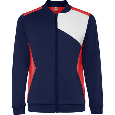 Спортивна куртка із застібкою-блискавкою спереду червоний, темно-синій  розмір 12 - SU0340276055- Фото №1