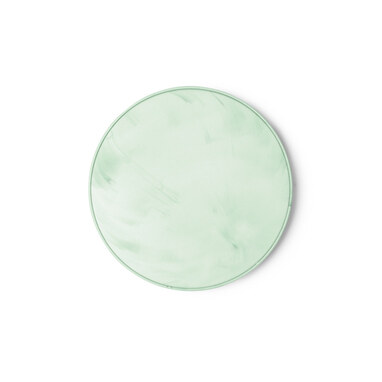 Беспроводное зарядное устройство из переработанных крышек от бутылок зеленый - CR1291S1226- Фото №1