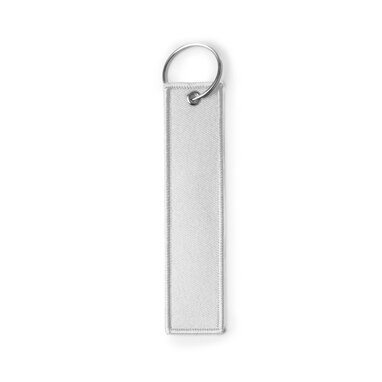 Прямокутний брелок з м'якого на дотик RPET білий розмір ONE SIZE ADULT - KO1958S101- Фото №1 Прямокутний брелок з м'якого на дотик RPET білий розмір ONE SIZE ADULT - KO1958S101- Фото №1