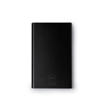 Power Bank із переробленого алюмінію чорний - PB1281S102- Фото №1