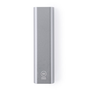 Power Bank з переробленого алюмінію срібний - PB1288S1251- Фото №1