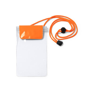 Чехол из ПВХ с двойной застежкой, подходит для сенсорных экранов 6,5 дюйма оранжевый - TA1475S131- Фото №1