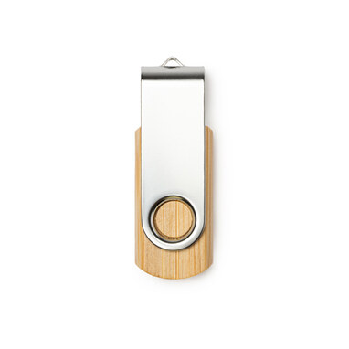 USB-накопичувач з натурального бамбука натуральний - US4190G16999- Фото №1