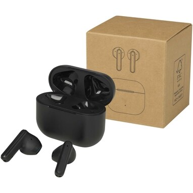 Altais гарнитура True Wireless Bluetooth® из переработанной пластмассы сплошной черный - 12448190- Фото №1 Altais гарнитура True Wireless Bluetooth® из переработанной пластмассы сплошной черный - 12448190- Фото №1