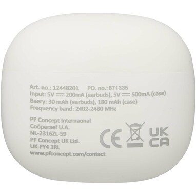 Alterf гарнитура True Wireless Bluetooth® из переработанной пластмассы с силиконовыми амбушюрами белый - 12448201- Фото №4 Alterf гарнитура True Wireless Bluetooth® из переработанной пластмассы с силиконовыми амбушюрами белый - 12448201- Фото №4