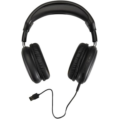 Alzir беспроводная Bluetooth®-гарнитура с накладными наушниками из переработанной пластмассы сплошной черный - 12448490- Фото №4 Alzir беспроводная Bluetooth®-гарнитура с накладными наушниками из переработанной пластмассы сплошной черный - 12448490- Фото №4