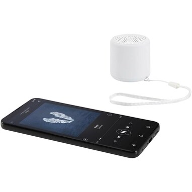 Беспроводной динамик Bluetooth® Velkis из переработанной пластмассы мощностью 3 Вт белый - 12448501- Фото №5 Беспроводной динамик Bluetooth® Velkis из переработанной пластмассы мощностью 3 Вт белый - 12448501- Фото №5