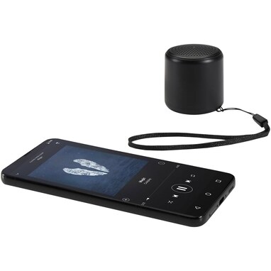 Беспроводной динамик Bluetooth® Velkis из переработанной пластмассы мощностью 3 Вт сплошной черный - 12448590- Фото №5 Беспроводной динамик Bluetooth® Velkis из переработанной пластмассы мощностью 3 Вт сплошной черный - 12448590- Фото №5