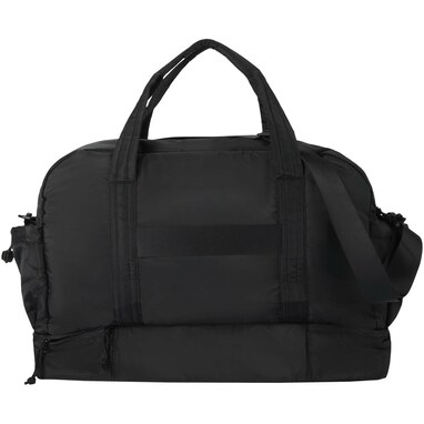Дорожная сумка Puffer GRS из переработанных материалов с утепленным дном, 30 л. сплошной черный - 13011590- Фото №3 Дорожная сумка Puffer GRS из переработанных материалов с утепленным дном, 30 л. сплошной черный - 13011590- Фото №3