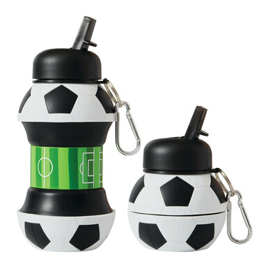 Складная бутылка SOCCERMATE черный - 56-0603210- Фото №6