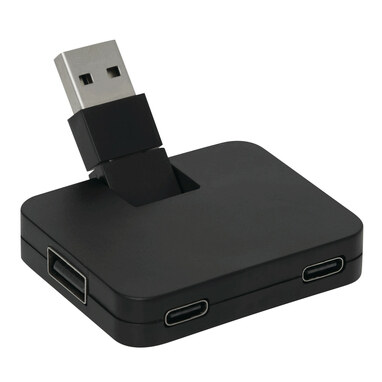 USB-концентратор HUBI черный - 56-1107412- Фото №1 USB-концентратор HUBI черный - 56-1107412- Фото №1