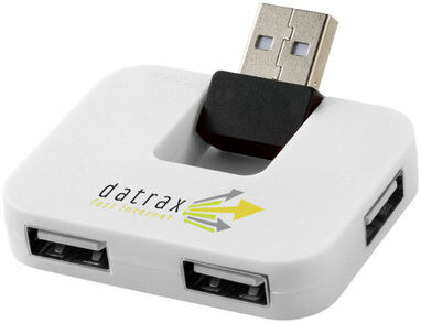 Хаб USB Gaia білий - 12359801- Фото №3 Хаб USB Gaia білий - 12359801- Фото №3