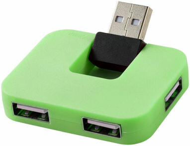 Хаб USB Gaia зелений - 12359803- Фото №1 Хаб USB Gaia зелений - 12359803- Фото №1