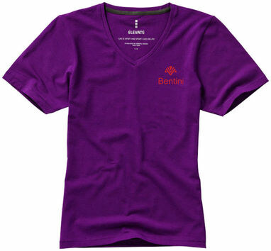 Жіноча футболка з короткими рукавами Kawartha сливовий  розмір XS - 38017380- Фото №2