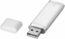 Флешка 4 Gb з пластику та металу, біла, з ковпачком Флешка 4 Gb з пластику та металу, біла, з ковпачком