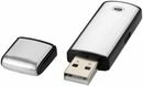 Флешка 8 Gb з ковпачком, чорно-срібляста Флешка 8 Gb з ковпачком, чорно-срібляста