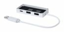 Прозорий USB-хаб Hevan