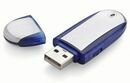 Флеш накопичувач 4 Gb синій, овальний Флеш накопичувач 4 Gb синій, овальний