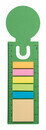 Закладка со стикерами WheaMark из пшеничного пластика Закладка со стикерами WheaMark из пшеничного пластика