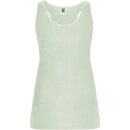 Приталена майка з горловиною та проймами з широкою окантовкою бейкою