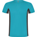 SHANGHAI Спортивная футболка с коротким рукавом в сочетании двух полиэфирных тканей